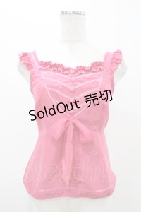 MILK / リトルハートキャミ  ピンク H-25-11-13-036-ML-TO-KB-ZH