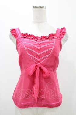 画像1: MILK / リトルハートキャミ  ピンク H-25-11-13-036-ML-TO-KB-ZH