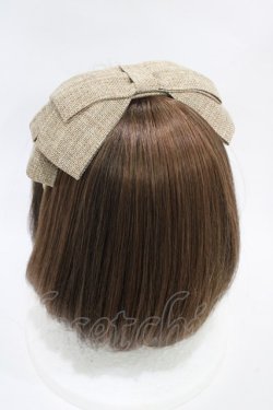 画像2: an another angelus / リボンカチューシャ  Beige H-25-11-14-004-CA-AC-NS-ZH