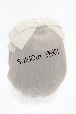 画像2: an another angelus / リボンカチューシャ  Beige H-25-11-14-004-CA-AC-NS-ZH
