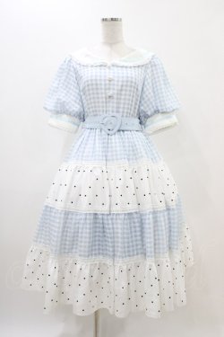 画像1: Lolime by mellfy memory / Fancy Sailorワンピース M サックス H-25-11-14-032-0-OP-NS-ZH