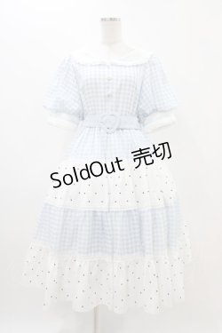 画像1: Lolime by mellfy memory / Fancy Sailorワンピース M サックス H-25-11-14-032-0-OP-NS-ZH