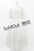 m petit by misako / AOKハナガラスクエアワンピース LL 生成り H-25-11-14-033-LO-OP-NS-ZH