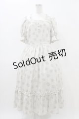 m petit by misako / AOKハナガラスクエアワンピース LL 生成り H-25-11-14-033-LO-OP-NS-ZH