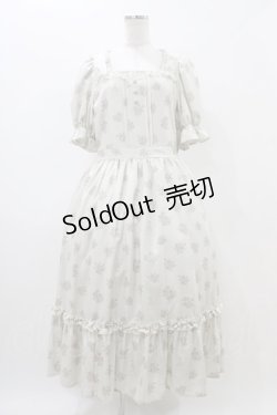 画像1: m petit by misako / AOKハナガラスクエアワンピース LL 生成り H-25-11-14-033-LO-OP-NS-ZH