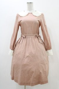 PINK HOUSE CHELSEA / ドットワンピース Free ピンク H-25-11-14-034-EL-OP-NS-ZH