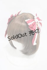 BABY,THE STARS SHINE BRIGHT / Sweet Heartくみゃちゃんリボンクリップ  エンジ H-25-11-14-005-BA-AC-NS-ZH