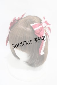 BABY,THE STARS SHINE BRIGHT / Sweet Heartくみゃちゃんリボンクリップ  エンジ H-25-11-14-005-BA-AC-NS-ZH