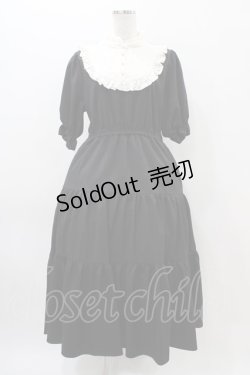 画像1: m petit by misako / TT*AMデシンヨークOP LL ブラック H-25-11-14-039-LO-OP-NS-ZH