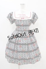 Ank Rouge / Lacycherryberryヨーク切替ワンピース M ブラック H-25-11-14-040-CA-OP-NS-ZH