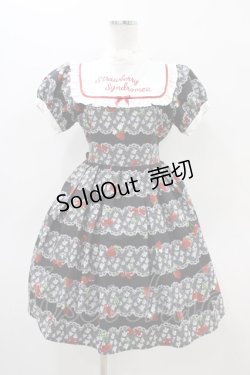 画像1: Ank Rouge / Lacycherryberryヨーク切替ワンピース M ブラック H-25-11-14-040-CA-OP-NS-ZH