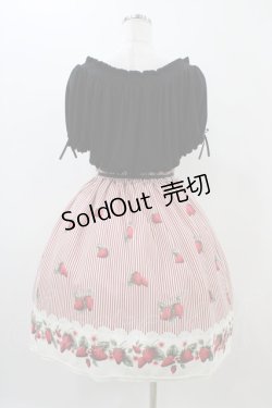 画像2: Ank Rouge / いちごストライプカットワンピース M ブラック H-25-11-14-041-CA-OP-NS-ZH