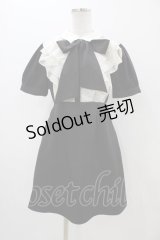 evelyn / ドットフリルワンピース Free ブラック H-25-11-14-042-LO-SK-NS-ZH