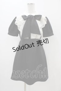 evelyn / ドットフリルワンピース Free ブラック H-25-11-14-042-LO-SK-NS-ZH