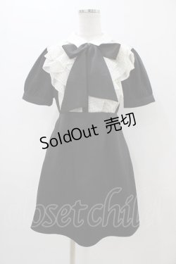 画像1: evelyn / ドットフリルワンピース Free ブラック H-25-11-14-042-LO-SK-NS-ZH