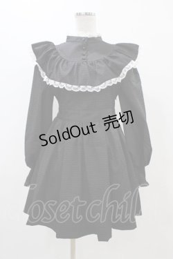 画像1: Manon Mimie / ヨークフリルワンピース Free ブラック H-25-11-14-043-0-OP-NS-ZH