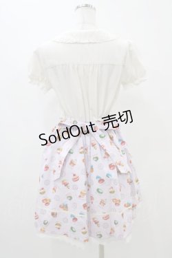 画像2: Amavel / スウィーツ柄ワンピース Free オフ/ラベンダー H-25-11-14-045-CA-OP-NS-ZH