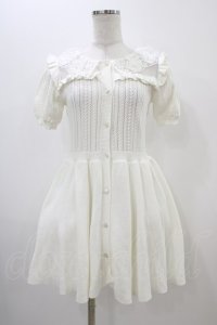 LIZ LISA / チュール切替ニットワンピース Free オフ H-25-11-14-046-LO-OP-NS-ZH