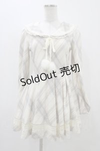 LIZ LISA / チェックセーラーワンピース Free オフ H-25-11-14-047-LO-OP-NS-ZH