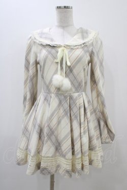 画像1: LIZ LISA / チェックセーラーワンピース Free オフ H-25-11-14-047-LO-OP-NS-ZH