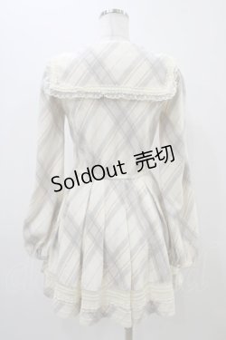 画像2: LIZ LISA / チェックセーラーワンピース Free オフ H-25-11-14-047-LO-OP-NS-ZH