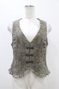 axes femme / ビットデザインレースベスト M カーキ H-25-11-14-048-AX-TO-NS-ZH
