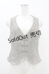 axes femme / ビットデザインレースベスト M カーキ H-25-11-14-048-AX-TO-NS-ZH