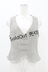 axes femme / ビットデザインレースベスト M カーキ H-25-11-14-048-AX-TO-NS-ZH