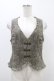 画像1: axes femme / ビットデザインレースベスト M カーキ H-25-11-14-048-AX-TO-NS-ZH (1)