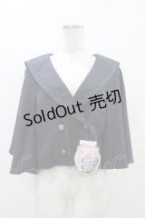 Kurumi Collaboration / マリンアカデミアケープ LL ネイビー H-25-11-14-049-0-JA-NS-ZH