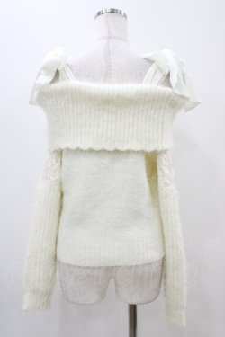 画像2: LIZ LISA / 肩リボンオフショルニット Free オフ H-25-11-14-050-LO-TO-NS-ZH