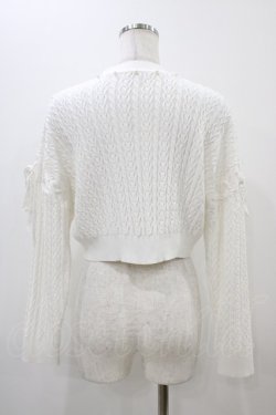 画像2: evelyn / UVリボンボレロ Free ホワイト H-25-11-14-051-LO-TO-NS-ZH