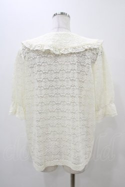 画像2: m petit by misako / TT* AOKレースブラウス LL 生成り H-25-11-14-053-LO-BL-NS-ZH