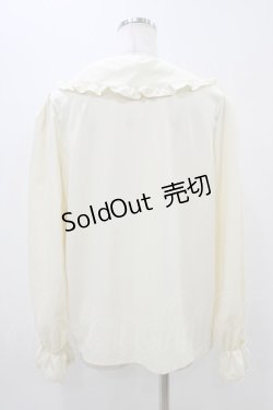 画像2: m petit by misako / AM マルエリフリルブラウス LL 生成り H-25-11-14-054-LO-BL-NS-ZH