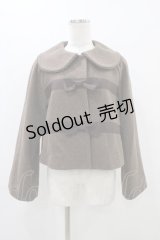 Maria pipi / ラムモッサリボンコート Free Brown H-25-11-14-057-EL-CO-NS-ZH