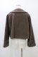 画像2: Maria pipi / ラムモッサリボンコート Free Brown H-25-11-14-057-EL-CO-NS-ZH (2)