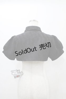 画像2: To Alice / BlackShamrock/ローズプリンセスショートボレロ S ブラック H-25-11-14-059-LO-TO-NS-ZH