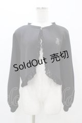 m petit by misako / MSKバラBフリルボレロ LL ブラック H-25-11-14-060-LO-TO-NS-ZH