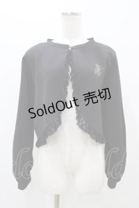 m petit by misako / MSKバラBフリルボレロ LL ブラック H-25-11-14-060-LO-TO-NS-ZH