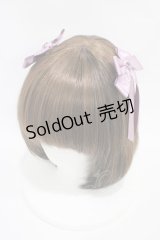 Innocent World / IWチャームサテンツインリボンクリップ  ラベンダー H-25-11-14-007-IW-AC-NS-ZH