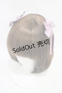 Innocent World / IWチャームサテンツインリボンクリップ  ラベンダー H-25-11-14-007-IW-AC-NS-ZH