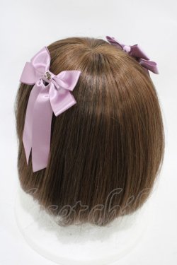 画像2: Innocent World / IWチャームサテンツインリボンクリップ  ラベンダー H-25-11-14-007-IW-AC-NS-ZH