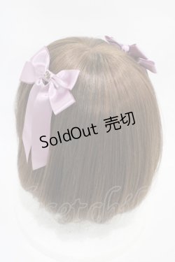 画像2: Innocent World / IWチャームサテンツインリボンクリップ  ラベンダー H-25-11-14-007-IW-AC-NS-ZH