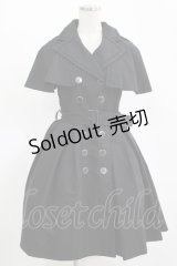 Sheglit / "Morstan"ケープベストワンピース  ブラック H-25-11-14-1001-EL-OP-KB-ZH