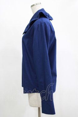 画像2: MILKBOY / フリルブラウス  ネイビー H-25-11-14-1027-MB-BL-KB-ZH