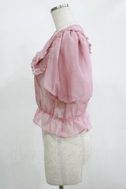 画像2: LAND by MILK BOY / LANDフリルブラウス  ピンク H-25-11-14-1030-MB-BL-KB-ZH