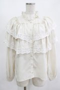 MILK / ALICE'Sブラウス  アイボリー H-25-11-14-1031-ML-BL-KB-ZH
