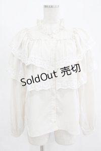 MILK / ALICE'Sブラウス  アイボリー H-25-11-14-1031-ML-BL-KB-ZH