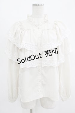 画像1: MILK / ALICE'Sブラウス  アイボリー H-25-11-14-1031-ML-BL-KB-ZH