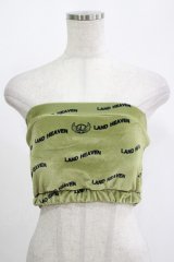 LAND by MILK BOY / LAND HEAVENチューブTOP  カーキ H-25-11-14-1034-MB-TO-KB-ZH